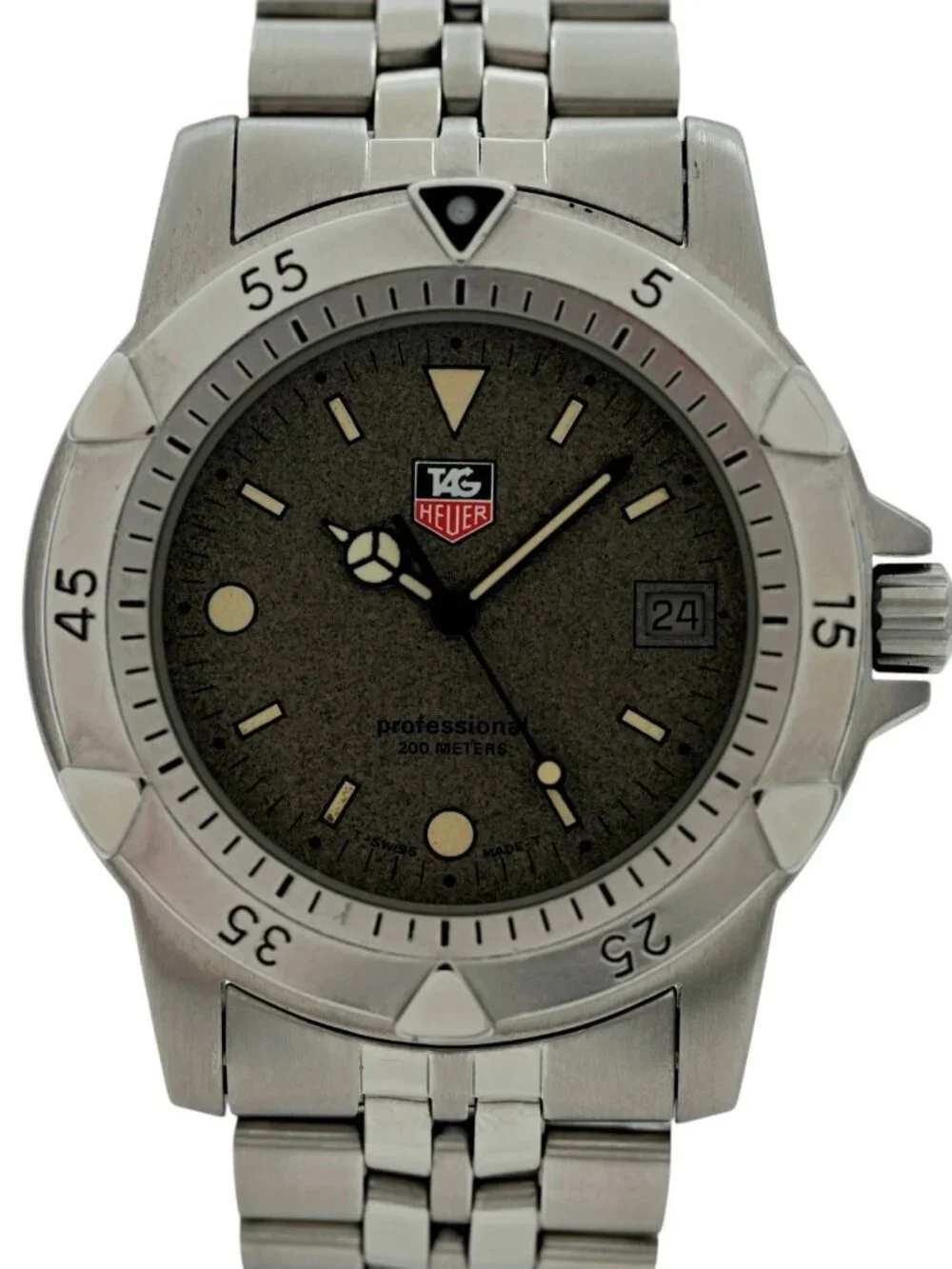 Tag Heuer 40mm Men's Jumbo Granite Rock Dial 1500 Series Watch! Ref: 959.706 G!
